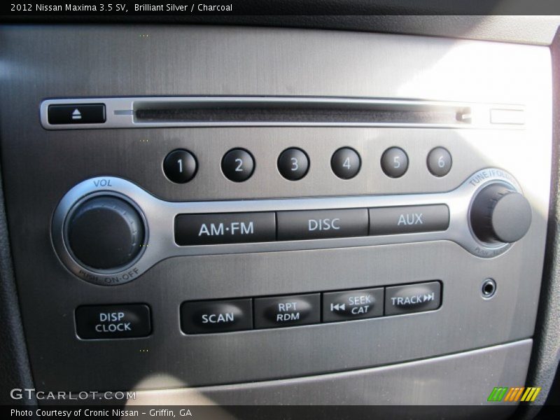Brilliant Silver / Charcoal 2012 Nissan Maxima 3.5 SV