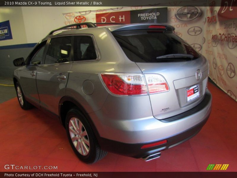 Liquid Silver Metallic / Black 2010 Mazda CX-9 Touring