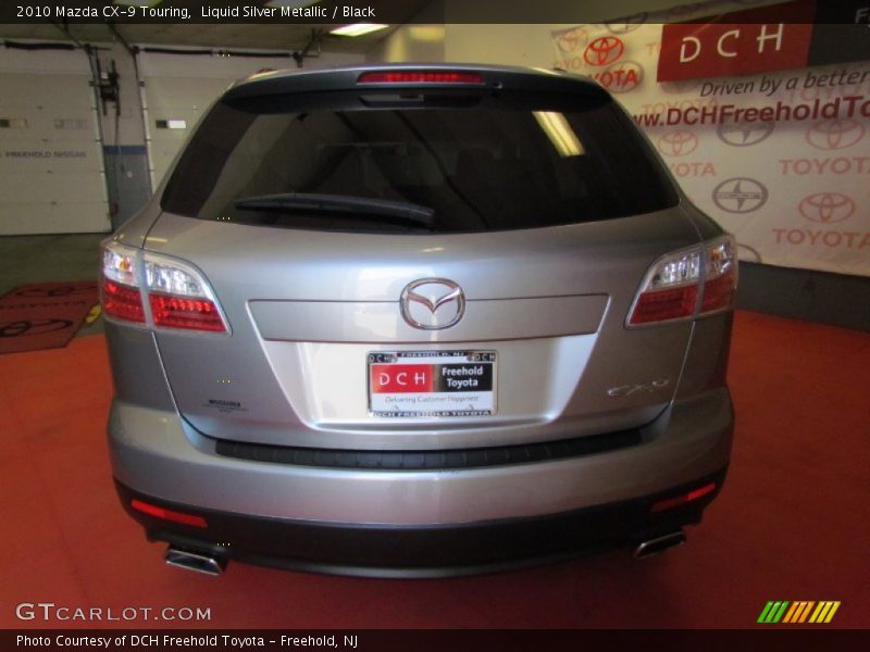 Liquid Silver Metallic / Black 2010 Mazda CX-9 Touring