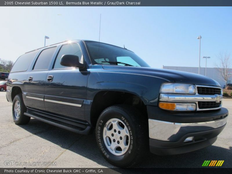 Bermuda Blue Metallic / Gray/Dark Charcoal 2005 Chevrolet Suburban 1500 LS