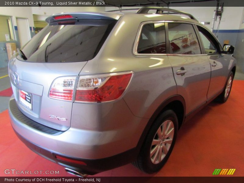 Liquid Silver Metallic / Black 2010 Mazda CX-9 Touring