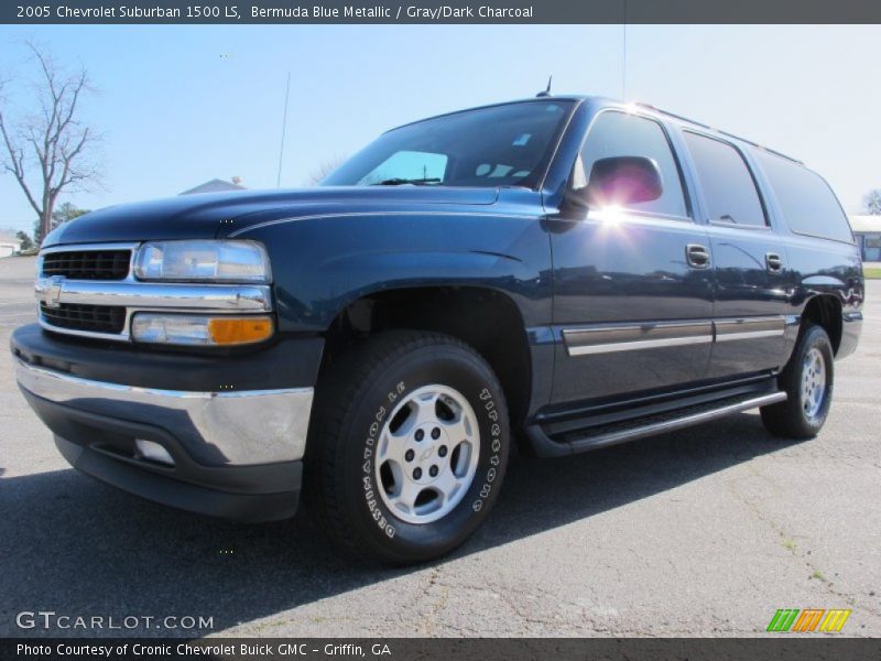 Bermuda Blue Metallic / Gray/Dark Charcoal 2005 Chevrolet Suburban 1500 LS