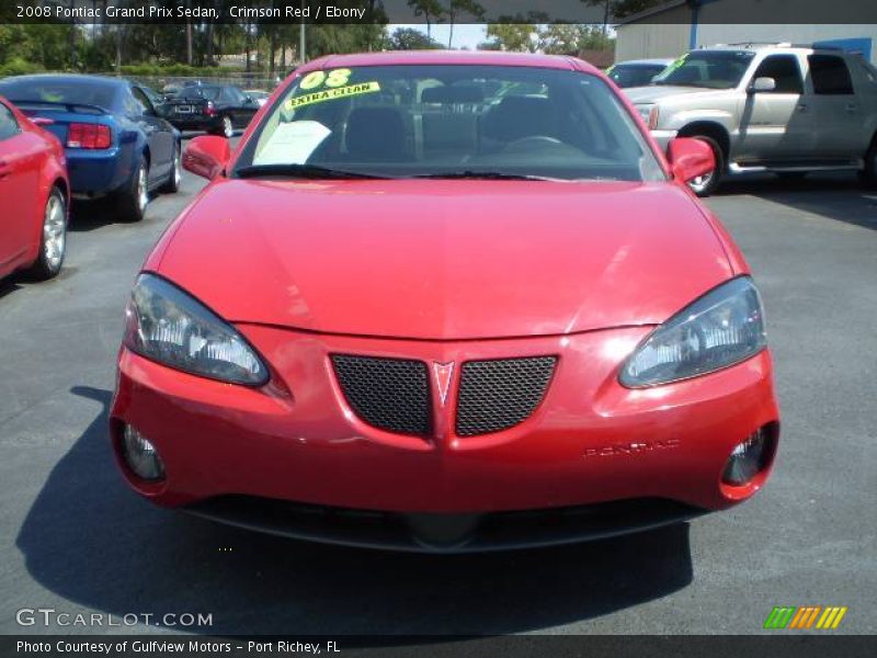 Crimson Red / Ebony 2008 Pontiac Grand Prix Sedan