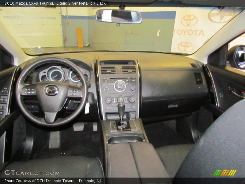 Liquid Silver Metallic / Black 2010 Mazda CX-9 Touring