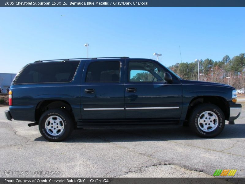 Bermuda Blue Metallic / Gray/Dark Charcoal 2005 Chevrolet Suburban 1500 LS