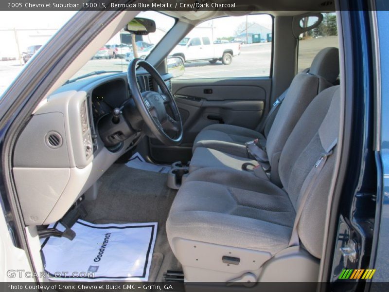 Bermuda Blue Metallic / Gray/Dark Charcoal 2005 Chevrolet Suburban 1500 LS