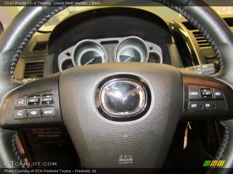 Liquid Silver Metallic / Black 2010 Mazda CX-9 Touring