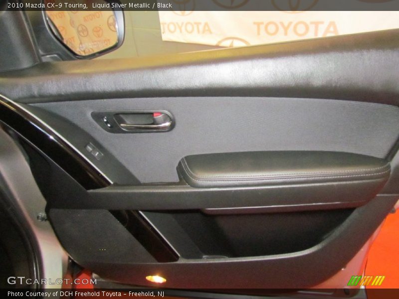 Liquid Silver Metallic / Black 2010 Mazda CX-9 Touring