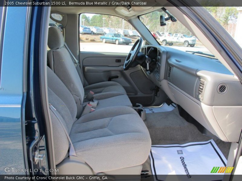 Bermuda Blue Metallic / Gray/Dark Charcoal 2005 Chevrolet Suburban 1500 LS