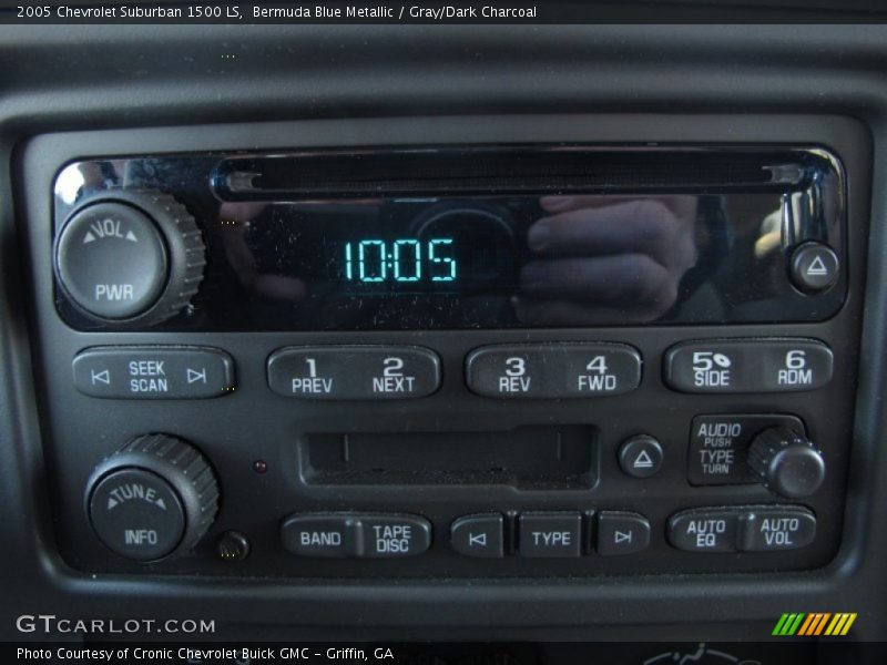 Bermuda Blue Metallic / Gray/Dark Charcoal 2005 Chevrolet Suburban 1500 LS