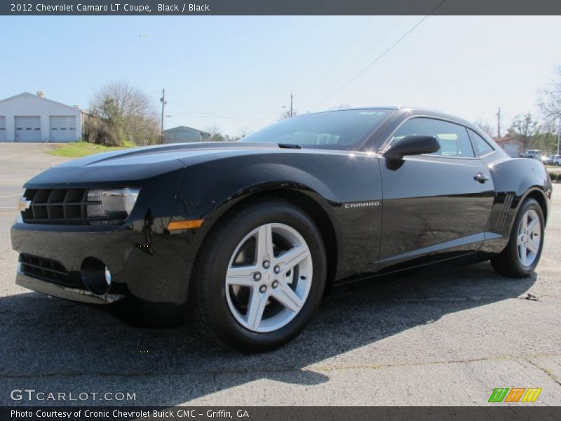 Black / Black 2012 Chevrolet Camaro LT Coupe