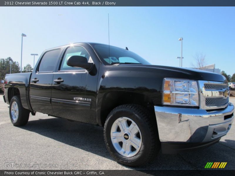 Black / Ebony 2012 Chevrolet Silverado 1500 LT Crew Cab 4x4