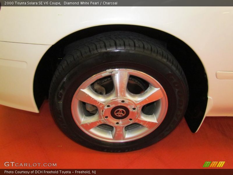 Diamond White Pearl / Charcoal 2000 Toyota Solara SE V6 Coupe