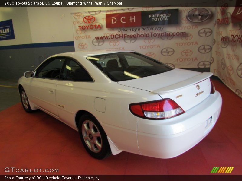 Diamond White Pearl / Charcoal 2000 Toyota Solara SE V6 Coupe