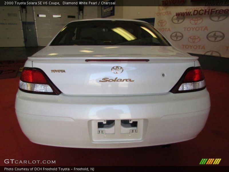 Diamond White Pearl / Charcoal 2000 Toyota Solara SE V6 Coupe