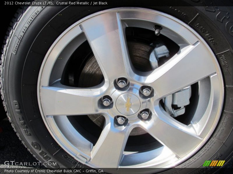 Crystal Red Metallic / Jet Black 2012 Chevrolet Cruze LT/RS