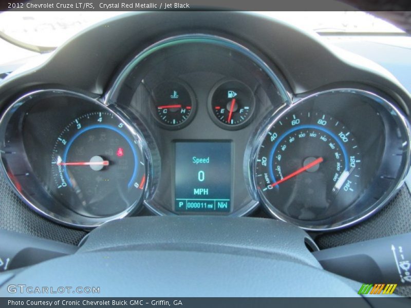 Crystal Red Metallic / Jet Black 2012 Chevrolet Cruze LT/RS