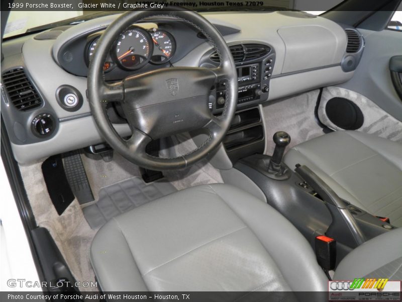 Glacier White / Graphite Grey 1999 Porsche Boxster