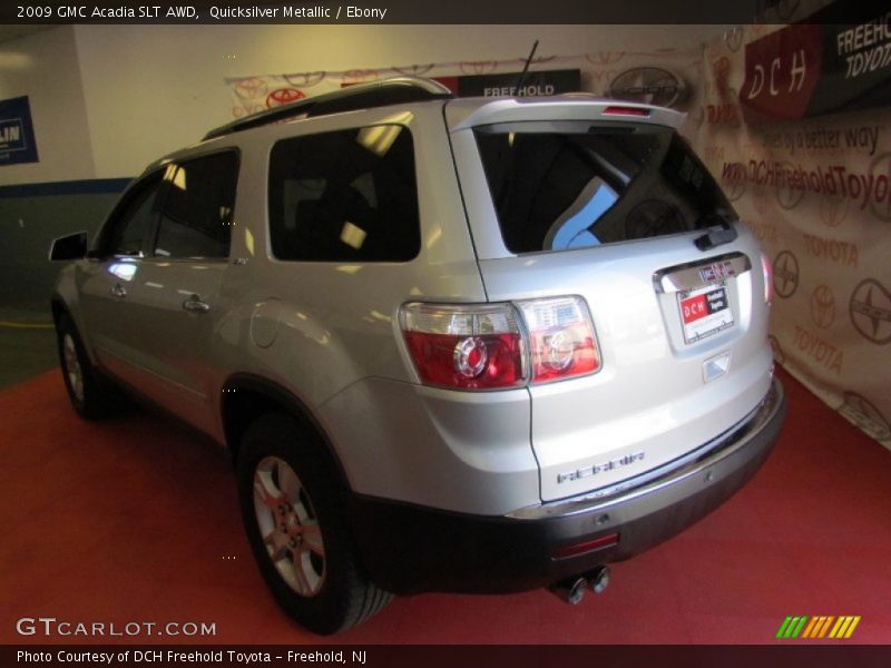 Quicksilver Metallic / Ebony 2009 GMC Acadia SLT AWD