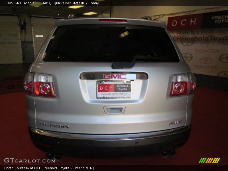 Quicksilver Metallic / Ebony 2009 GMC Acadia SLT AWD