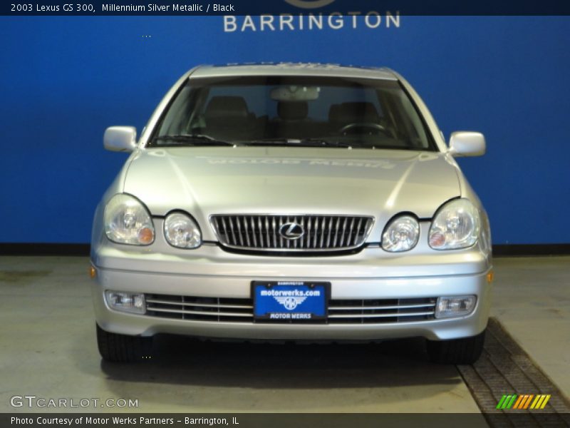 Millennium Silver Metallic / Black 2003 Lexus GS 300