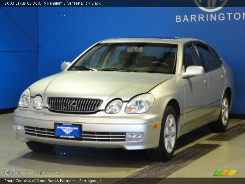 Millennium Silver Metallic / Black 2003 Lexus GS 300