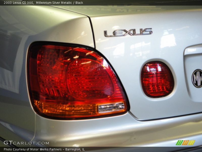 Millennium Silver Metallic / Black 2003 Lexus GS 300