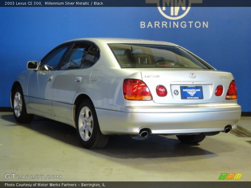 Millennium Silver Metallic / Black 2003 Lexus GS 300