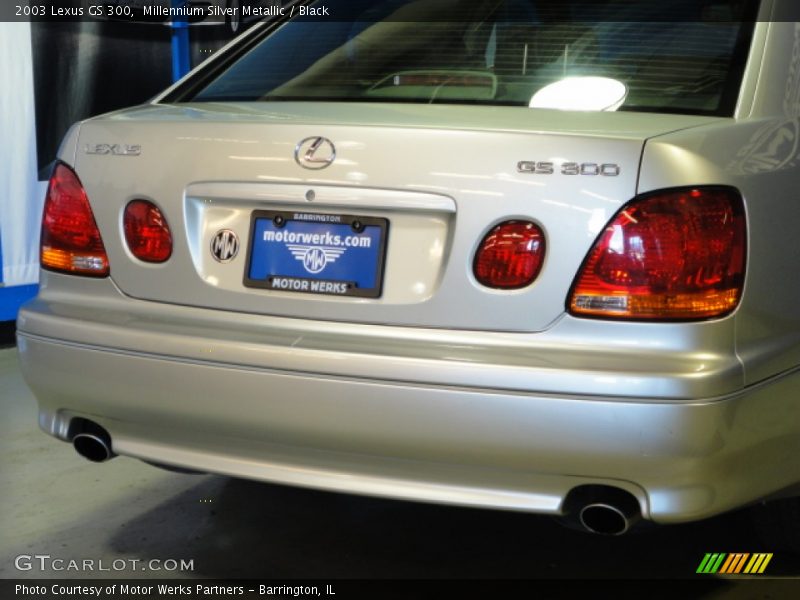 Millennium Silver Metallic / Black 2003 Lexus GS 300