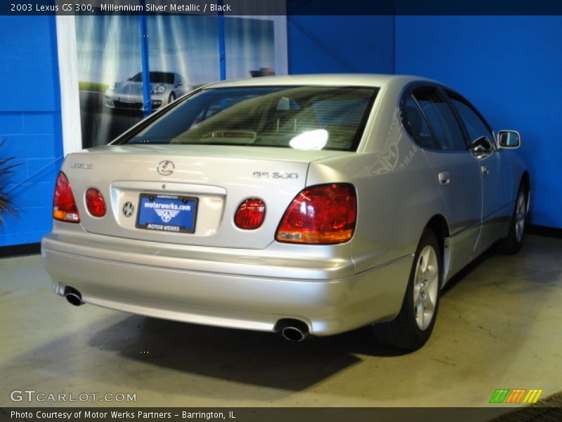 Millennium Silver Metallic / Black 2003 Lexus GS 300