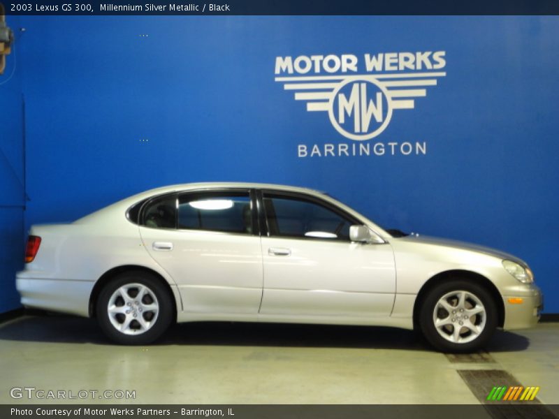 Millennium Silver Metallic / Black 2003 Lexus GS 300