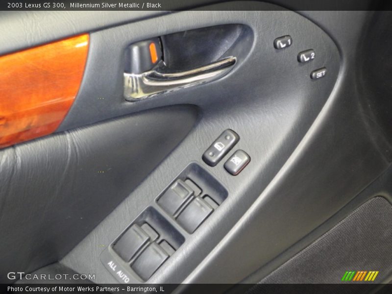 Millennium Silver Metallic / Black 2003 Lexus GS 300