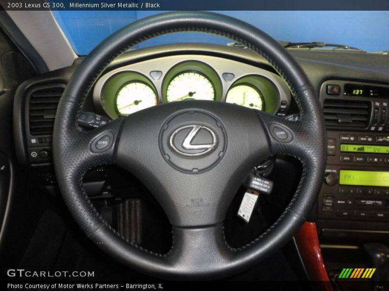 Millennium Silver Metallic / Black 2003 Lexus GS 300