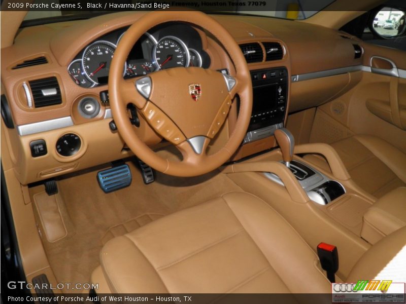 Black / Havanna/Sand Beige 2009 Porsche Cayenne S