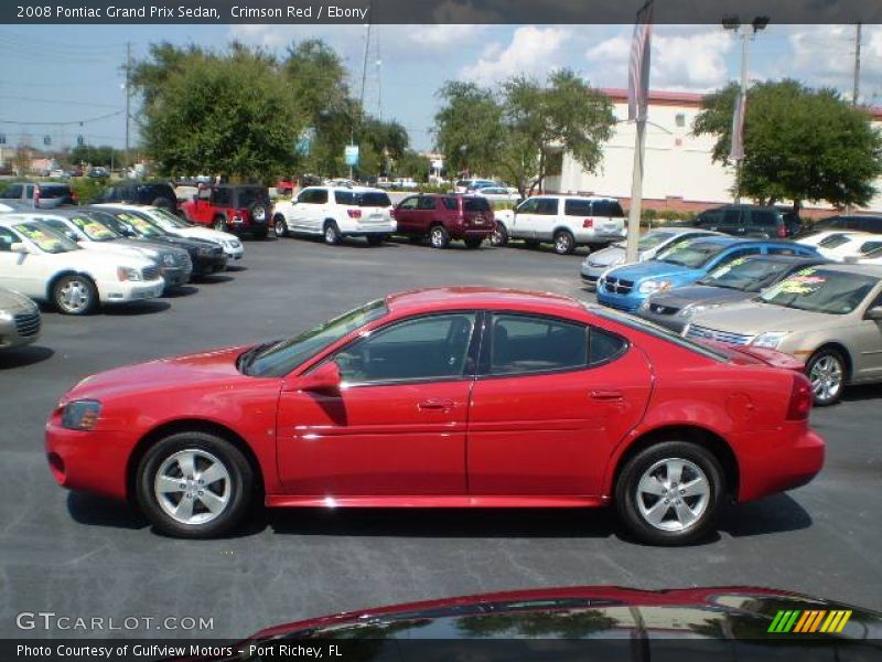 Crimson Red / Ebony 2008 Pontiac Grand Prix Sedan