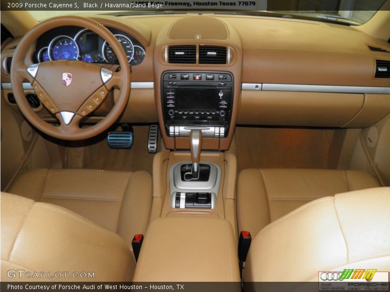 Black / Havanna/Sand Beige 2009 Porsche Cayenne S