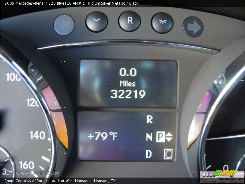 Iridium Silver Metallic / Black 2009 Mercedes-Benz R 320 BlueTEC 4Matic