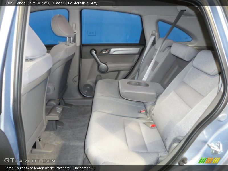 Glacier Blue Metallic / Gray 2009 Honda CR-V LX 4WD