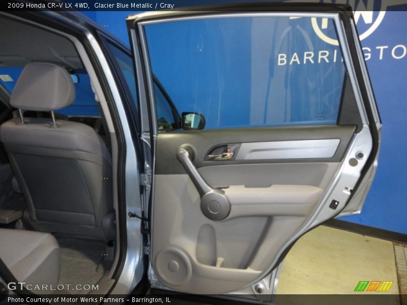 Glacier Blue Metallic / Gray 2009 Honda CR-V LX 4WD