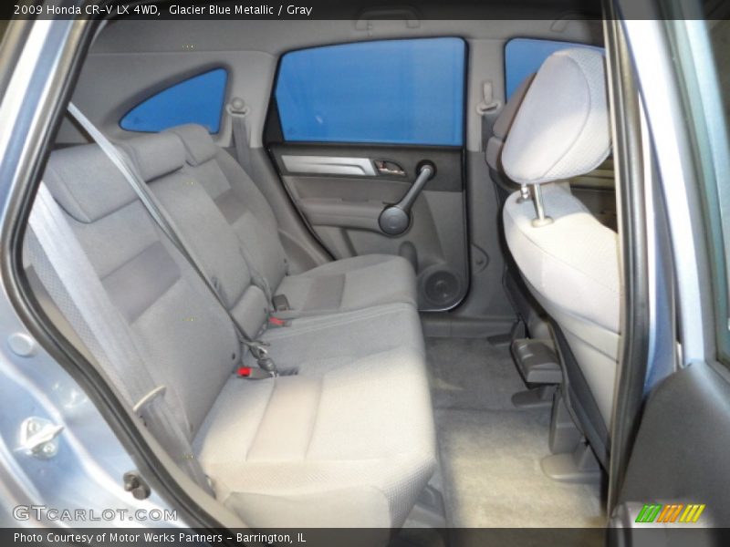 Glacier Blue Metallic / Gray 2009 Honda CR-V LX 4WD
