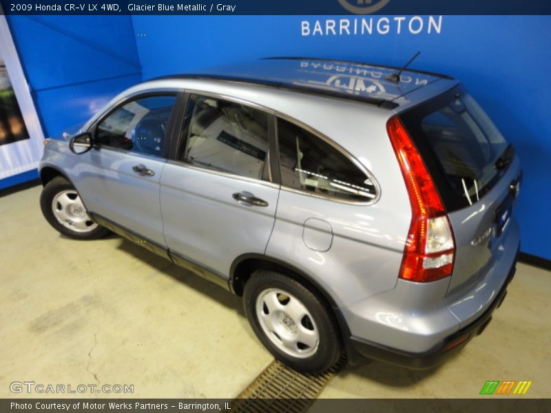 Glacier Blue Metallic / Gray 2009 Honda CR-V LX 4WD