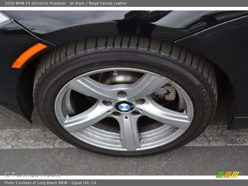 Jet Black / Beige Kansas Leather 2009 BMW Z4 sDrive30i Roadster