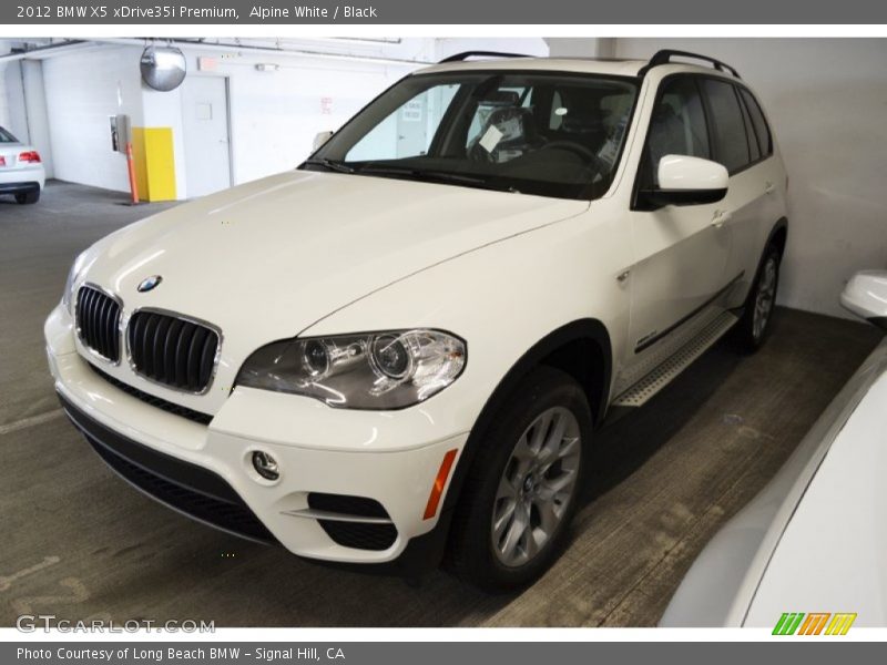 Alpine White / Black 2012 BMW X5 xDrive35i Premium