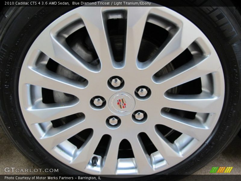 Blue Diamond Tricoat / Light Titanium/Ebony 2010 Cadillac CTS 4 3.6 AWD Sedan