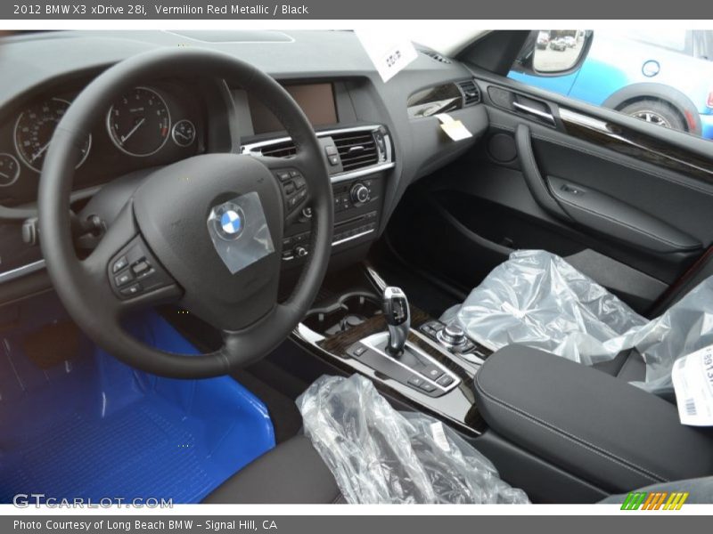 Vermilion Red Metallic / Black 2012 BMW X3 xDrive 28i
