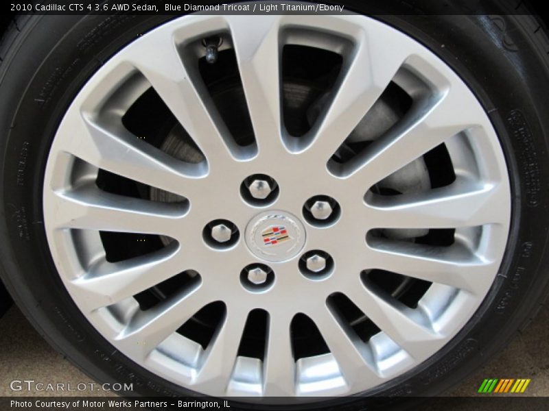 Blue Diamond Tricoat / Light Titanium/Ebony 2010 Cadillac CTS 4 3.6 AWD Sedan