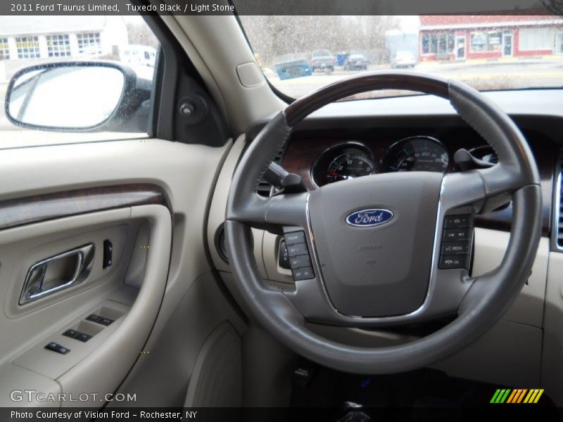 Tuxedo Black / Light Stone 2011 Ford Taurus Limited