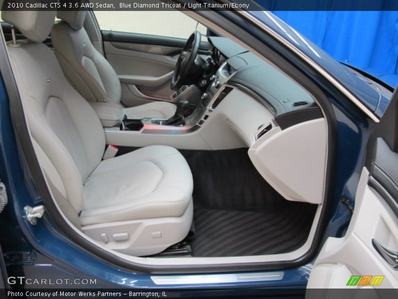 Blue Diamond Tricoat / Light Titanium/Ebony 2010 Cadillac CTS 4 3.6 AWD Sedan