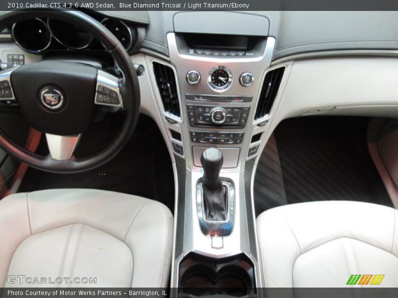 Blue Diamond Tricoat / Light Titanium/Ebony 2010 Cadillac CTS 4 3.6 AWD Sedan