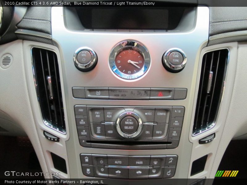 Blue Diamond Tricoat / Light Titanium/Ebony 2010 Cadillac CTS 4 3.6 AWD Sedan